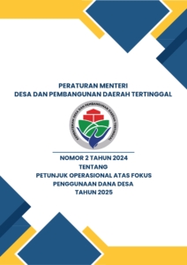 PERMENDES TENTANG FOKUS PENGGUNAAN DANA DESA TAHUN 2025