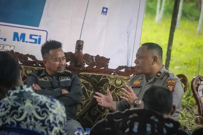 Baharuddin Demmu Sosialisasikan Wawasan Kebangsaan kepada Warga Desa Tanjung Limau